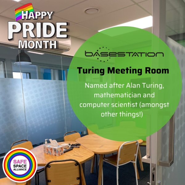 Pride Month: Alan Turing (and namesake of one of our meeting rooms)